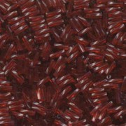 Miyuki Bugle Beads Stäbchen gedreht 6mm 1716 dyed transparent Cranberry ca10gr